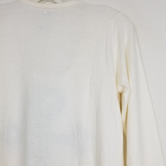 New Go Couture Ivory Anchor Tunic Sweater S - Picture 8 of 12